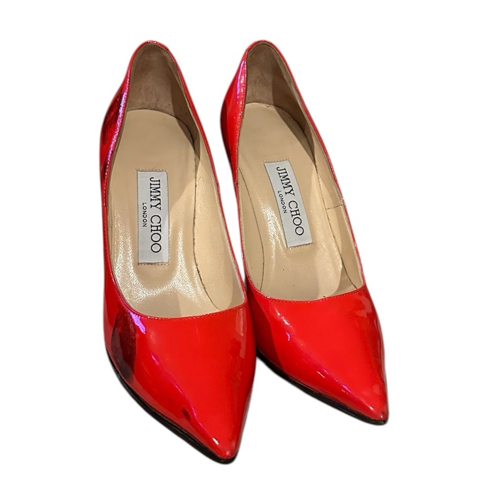 Jimmy choo patent leather pumps